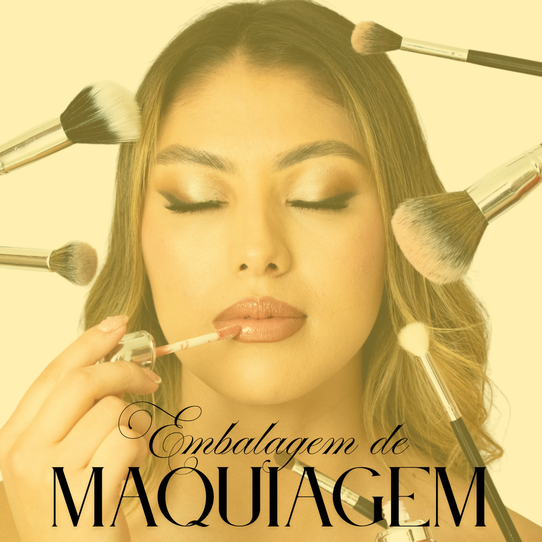 Embalagens para maquiagem personalizada, direto da fábrica. 