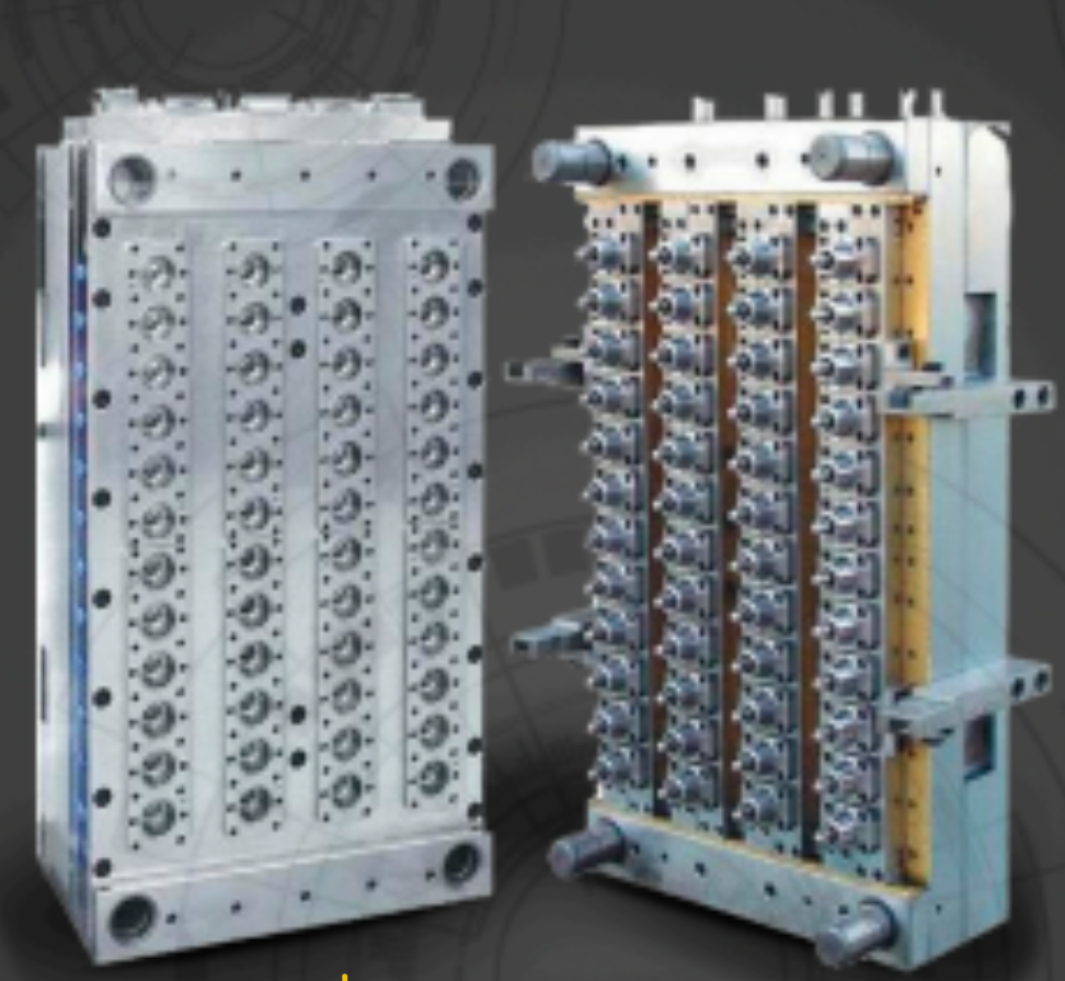 Projetamos moldes de injeção de peças plásticas, sopro e estampo.